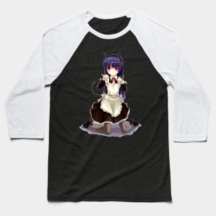 Kuroneko Anime - Sticker Baseball T-Shirt